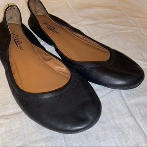 Lucky Brand Black Ballet Flats Size 10